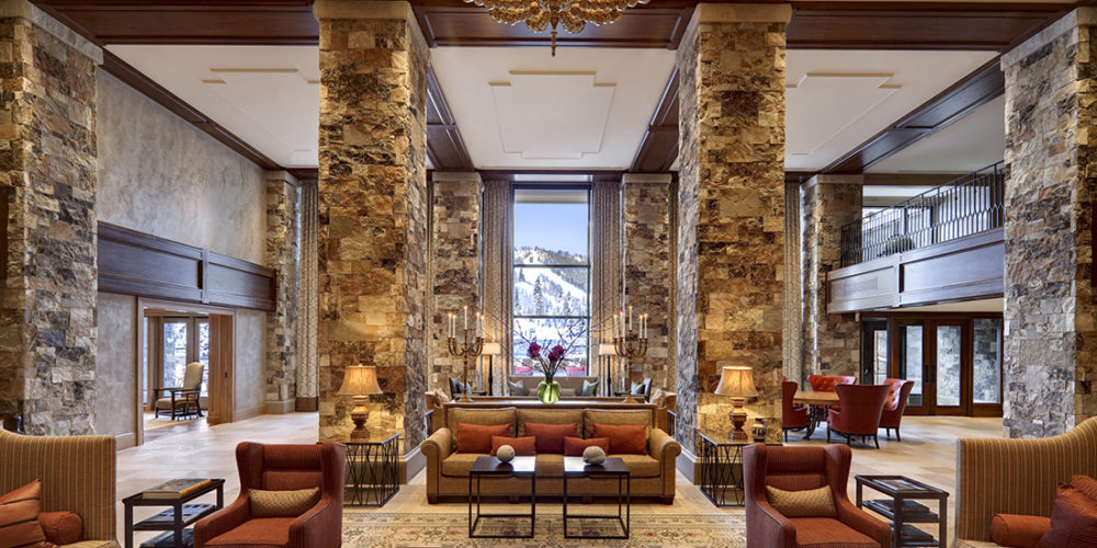 st. regis deer valley, park city, utah - lobby