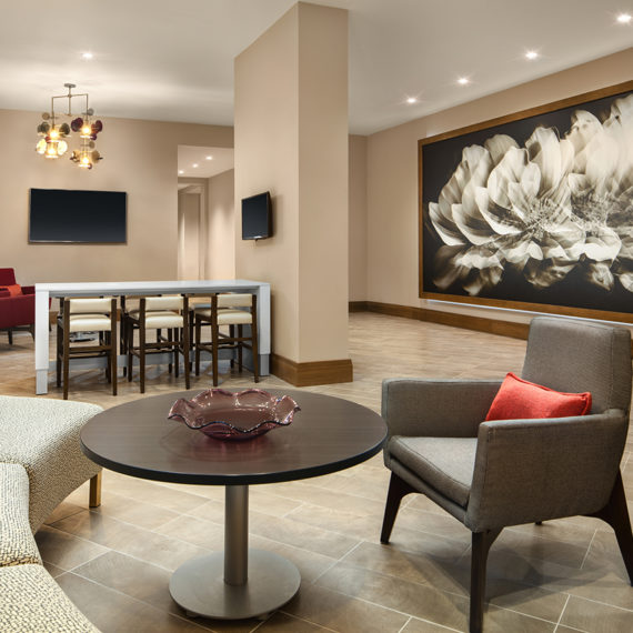 crowne plaza, dallas market center, texas - sitting area