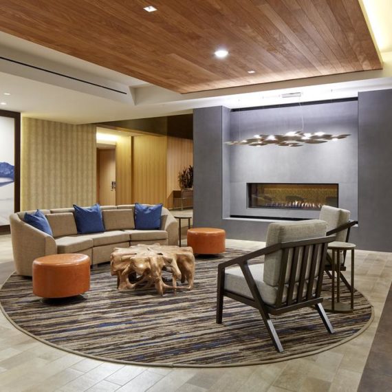 homewood suites hotel circle, san diego, california - reception lobby